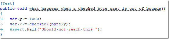 C# (checked) keyword – Learn something new every day - Developing on ...